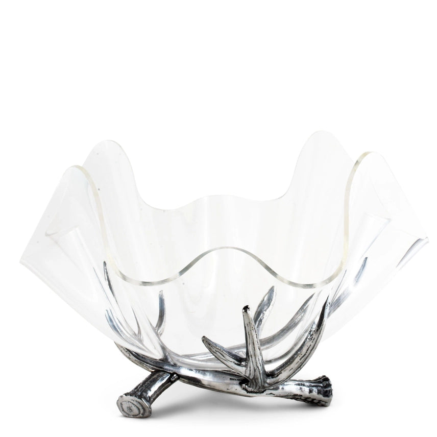 Antler Stand Acrylic Salad Bowl 14