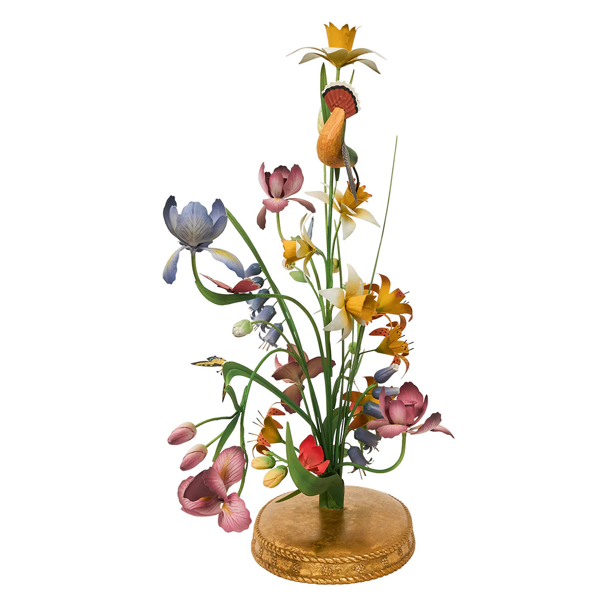 Meadow Walk  25" Bouquet Centerpiece Candelabra - Multi