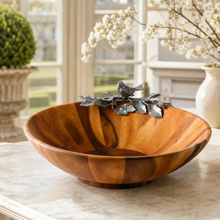Song Bird Salad Serving Bowl