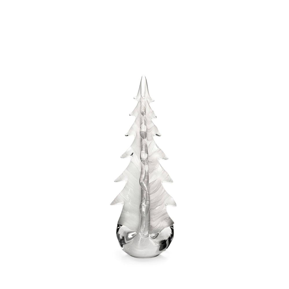 Snowdrift Evergreen Glass Tree