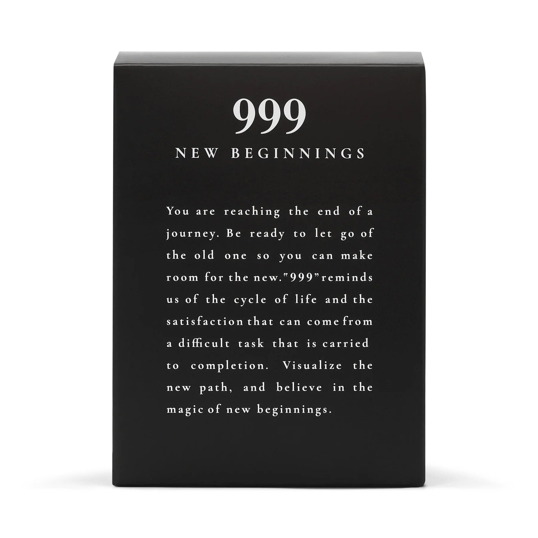 999 New Beginnings Candle