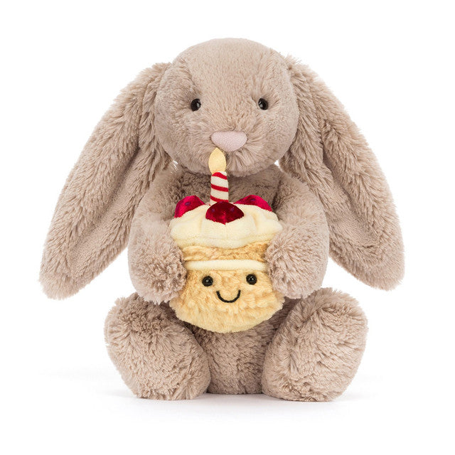 Bashful Beige Birthday Bunny