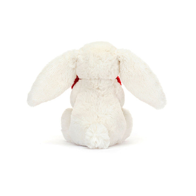 Bashful Red Love Heart Bunny Small