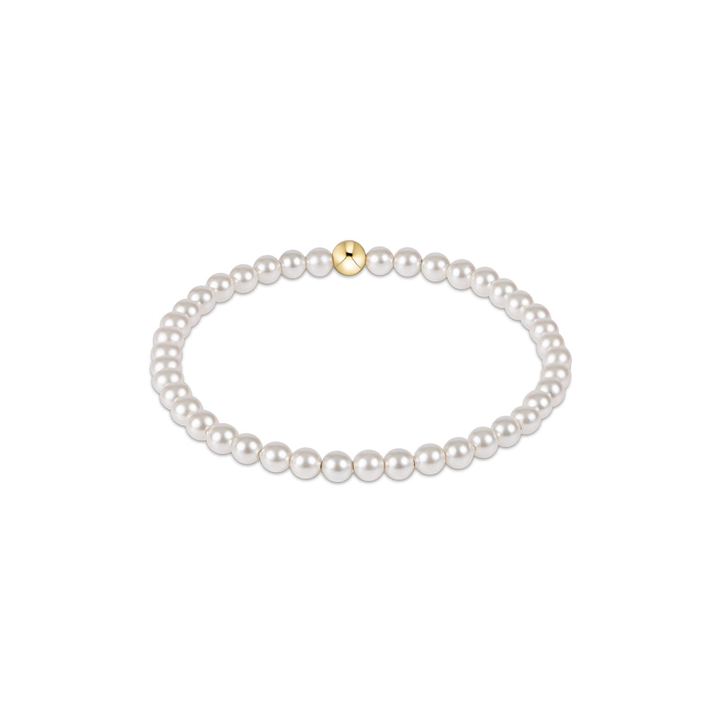 Classic Pearl 4mm Bead Bracelet