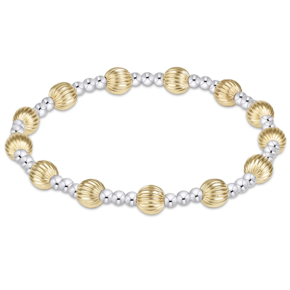 dignity sincerity mixed metal 6mm bracelet