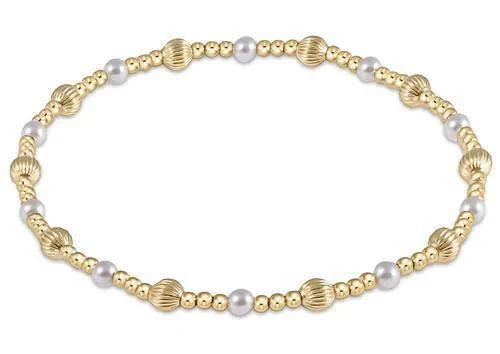 Dignity Sincerity 4MM Beaded Bracelet Pearl