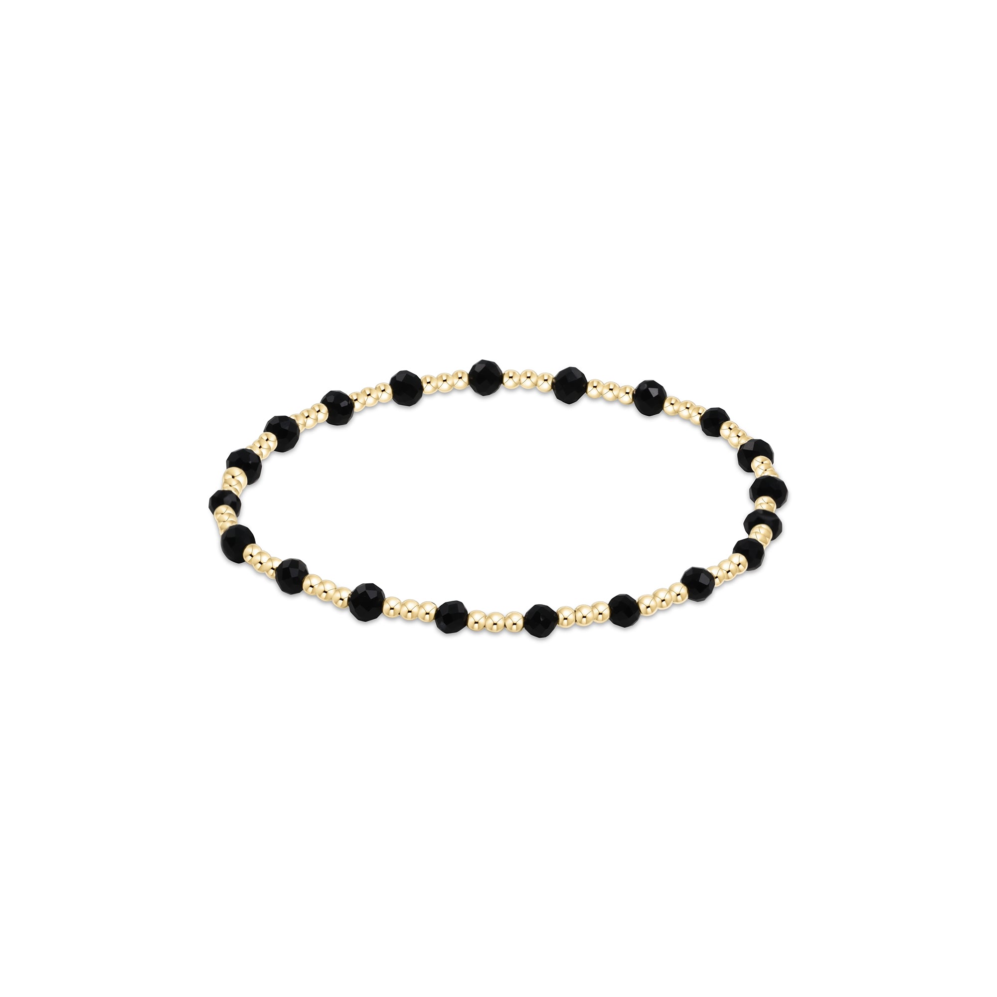 enewton Extends - Gemstone Gold Sincerity Pattern - Faceted Onyx