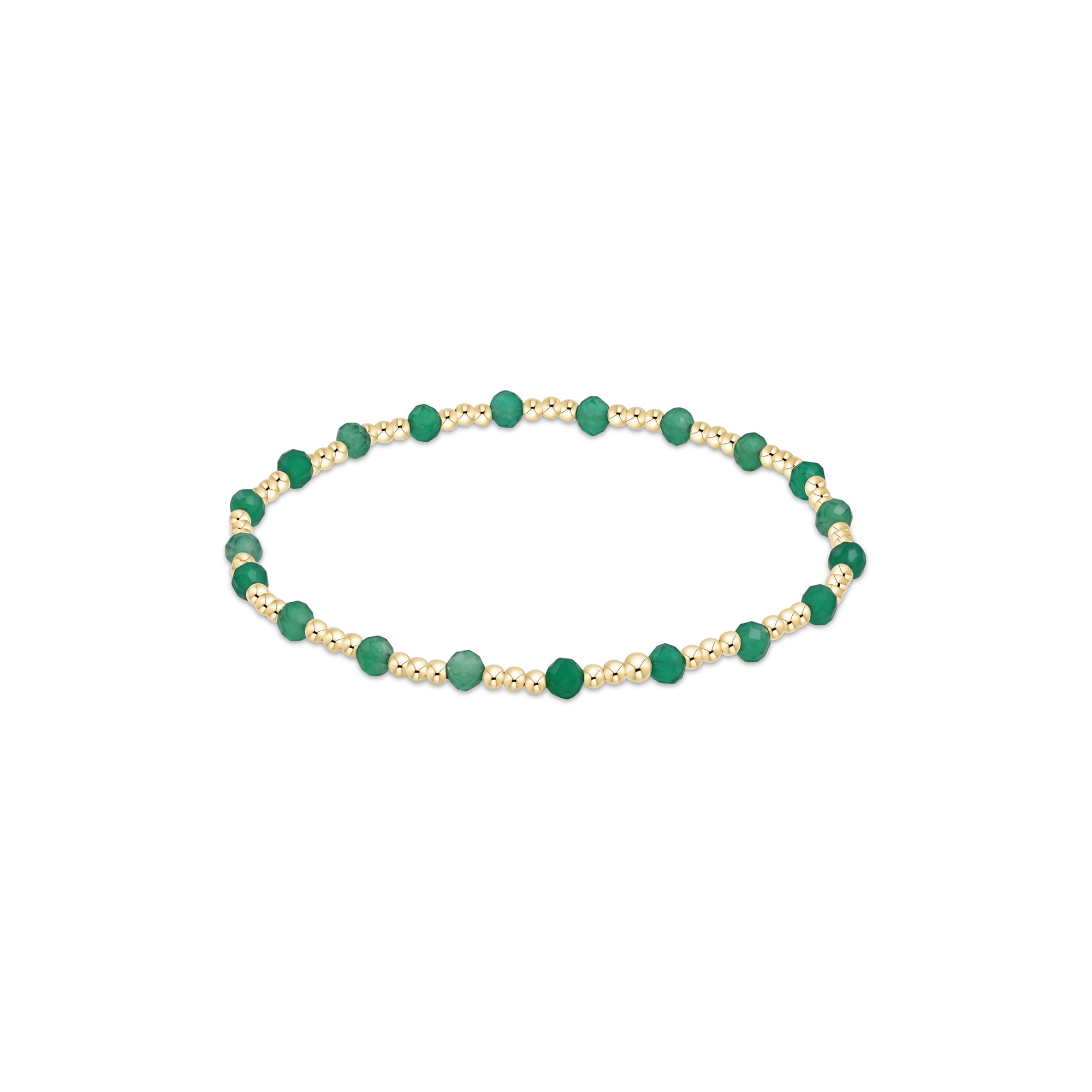 enewton Extends - Gemstone Gold Sincerity Pattern - Green Onyx