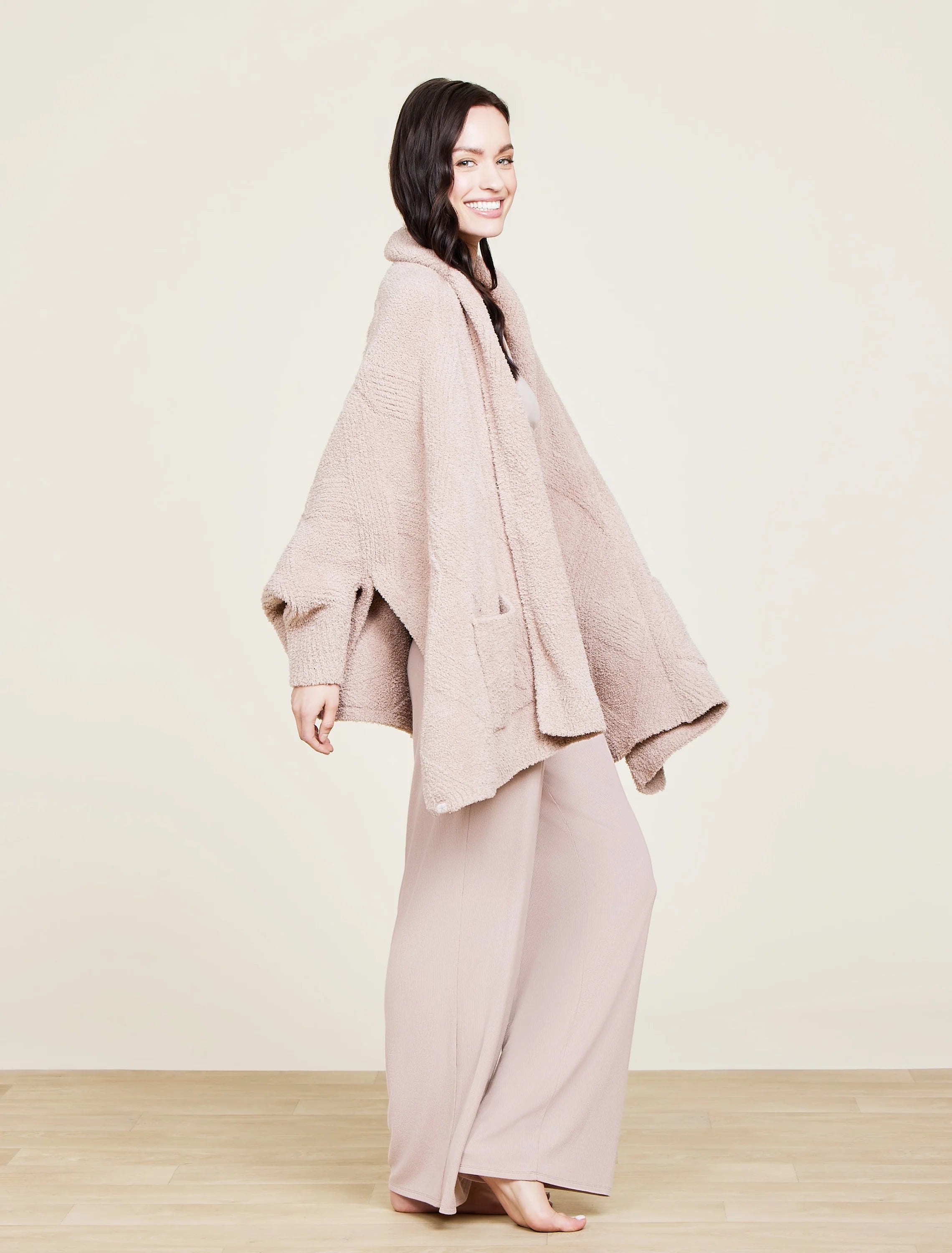 CozyChic® Cable Weave Blanket Wrap