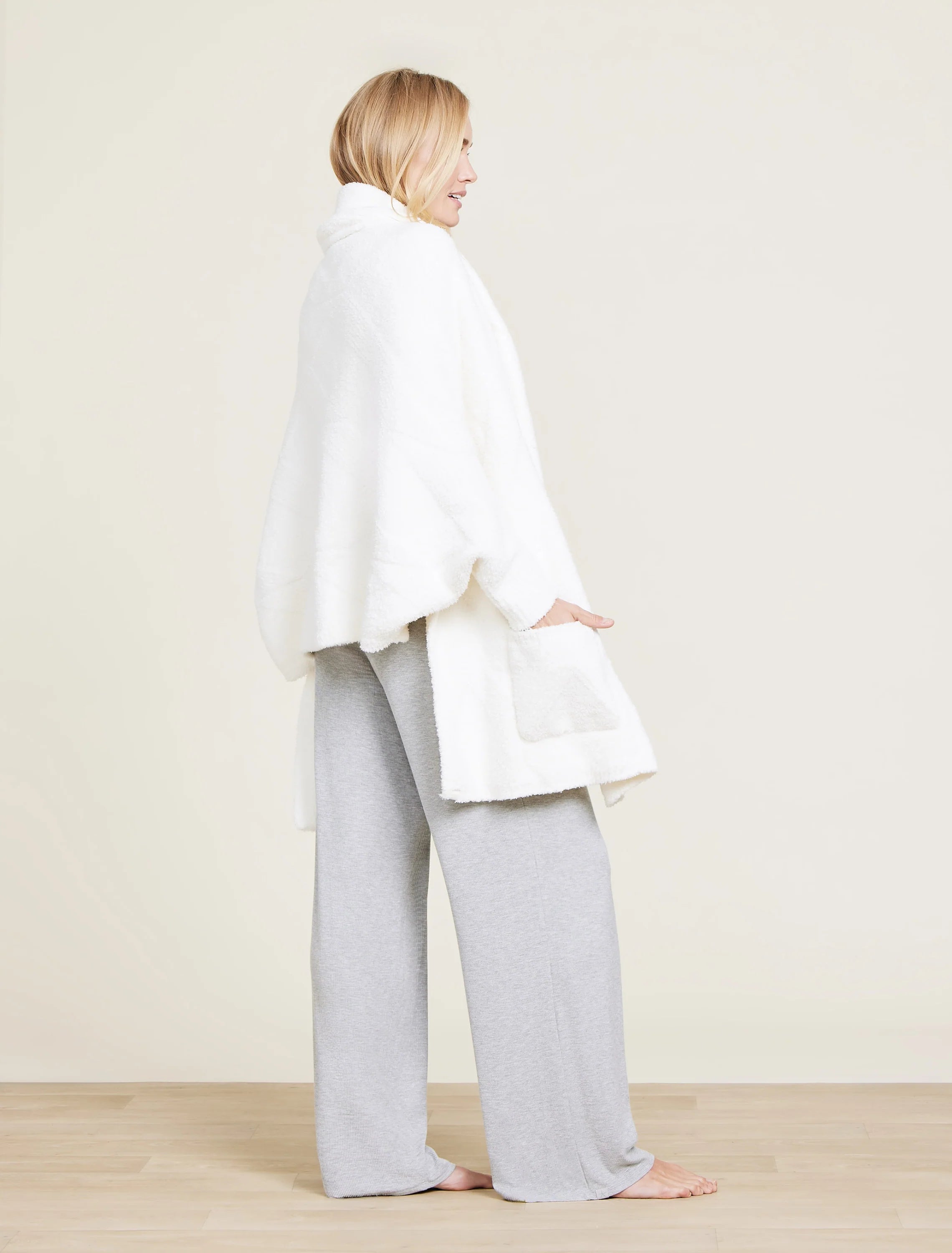CozyChic® Cable Weave Blanket Wrap