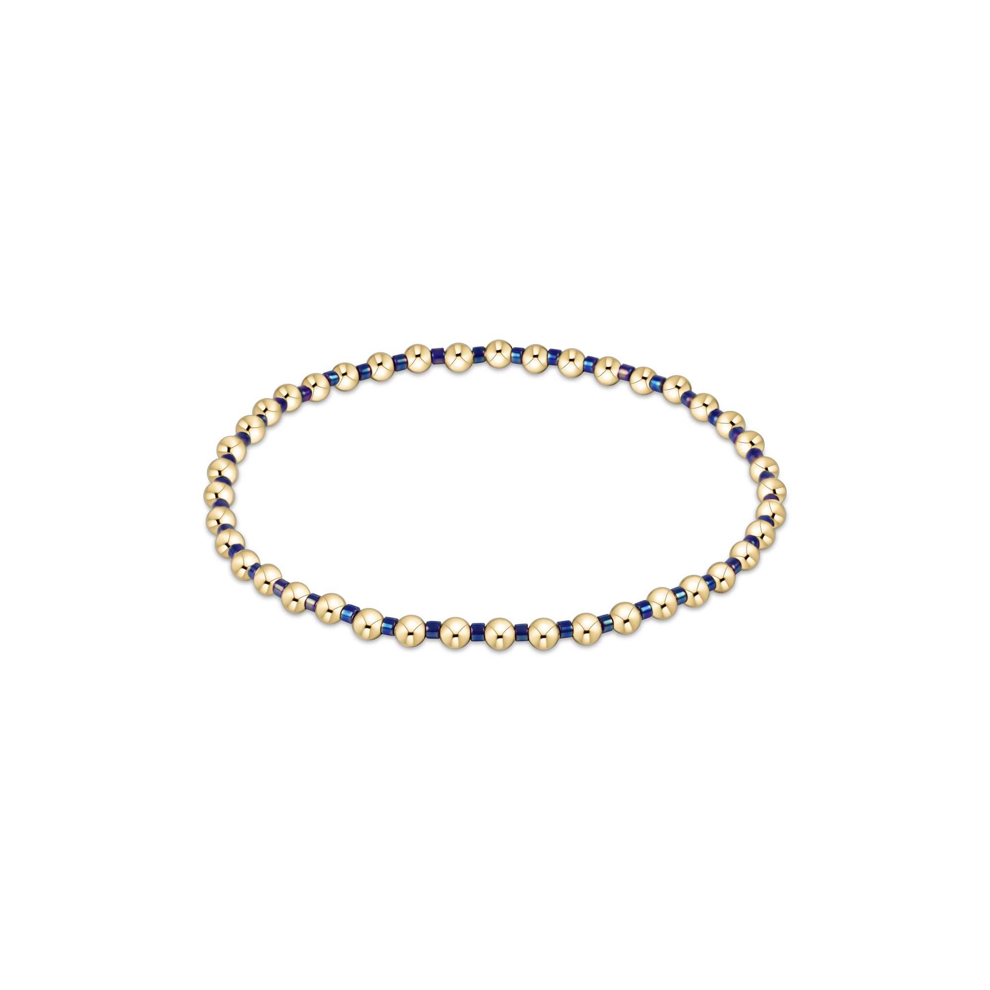 Hope Grateful Bracelet - Blue Metallic