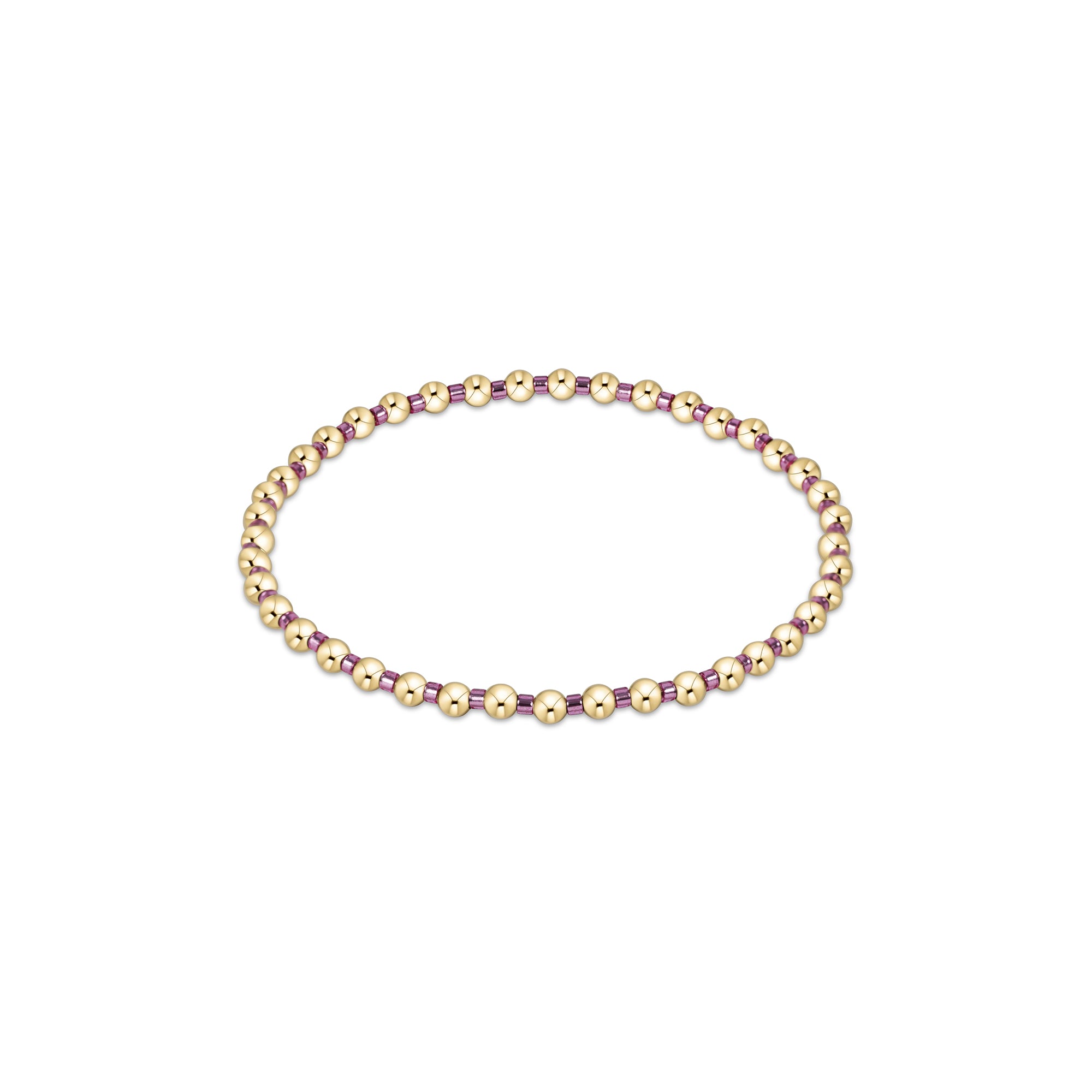 Hope Grateful Bracelet - Pink Metallic