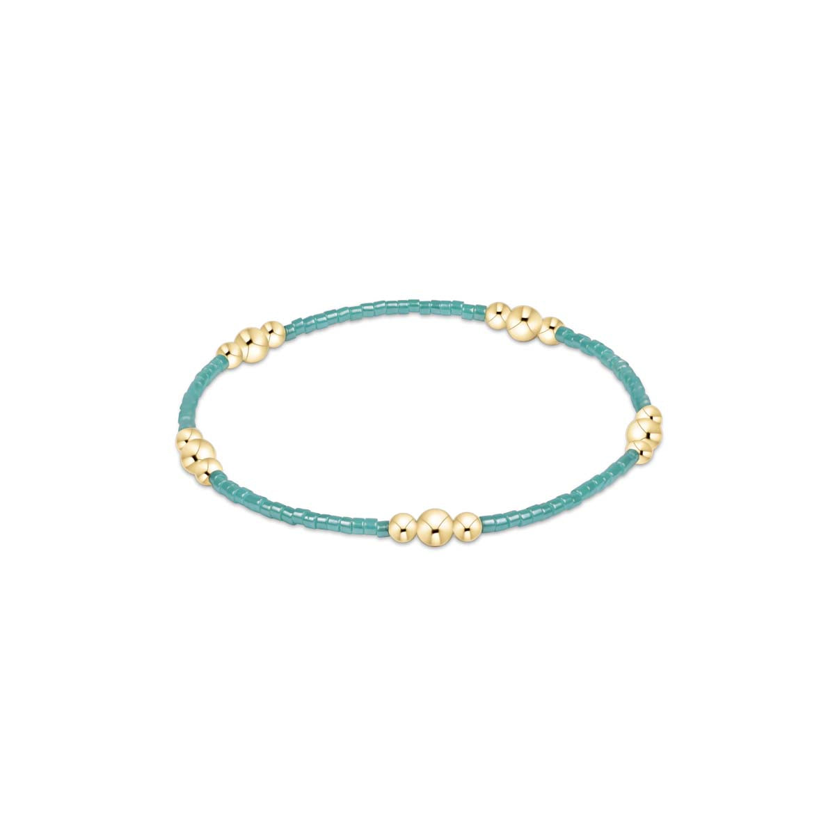 Hope Purpose Gold Bracelet - Sea Glass