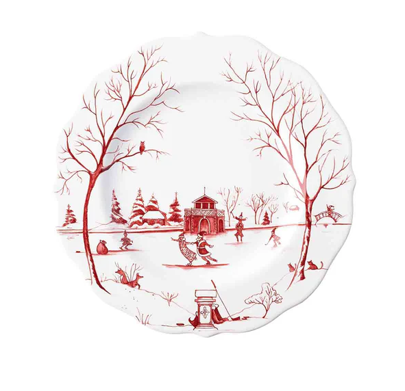 Country Estate Winter Frolic Dessert/Salad Plate