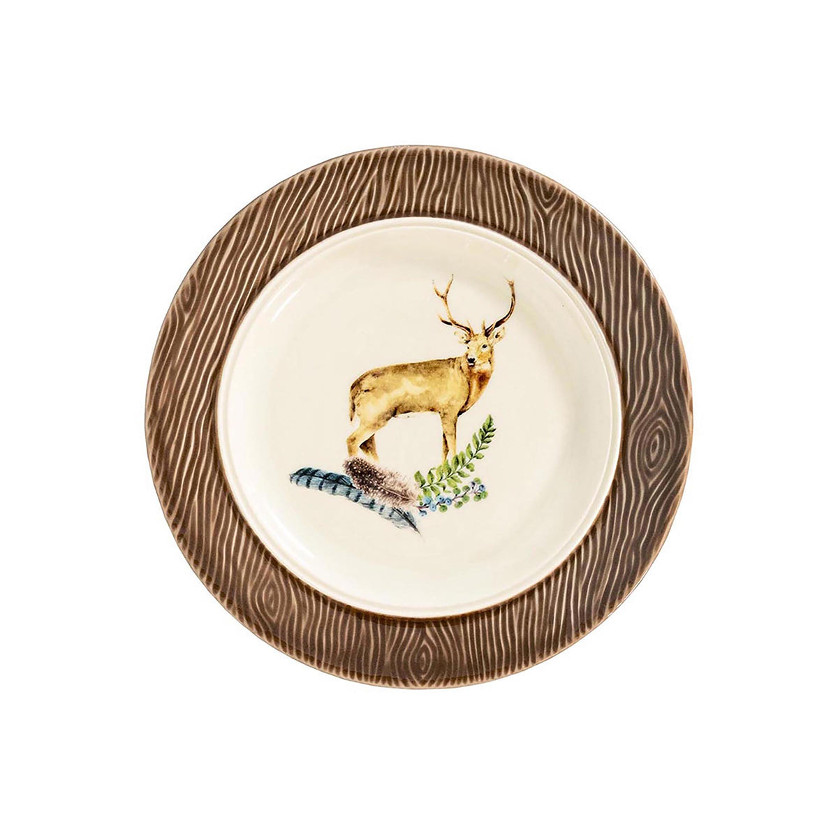 Forest Walk Stag Dessert/Salad Plate