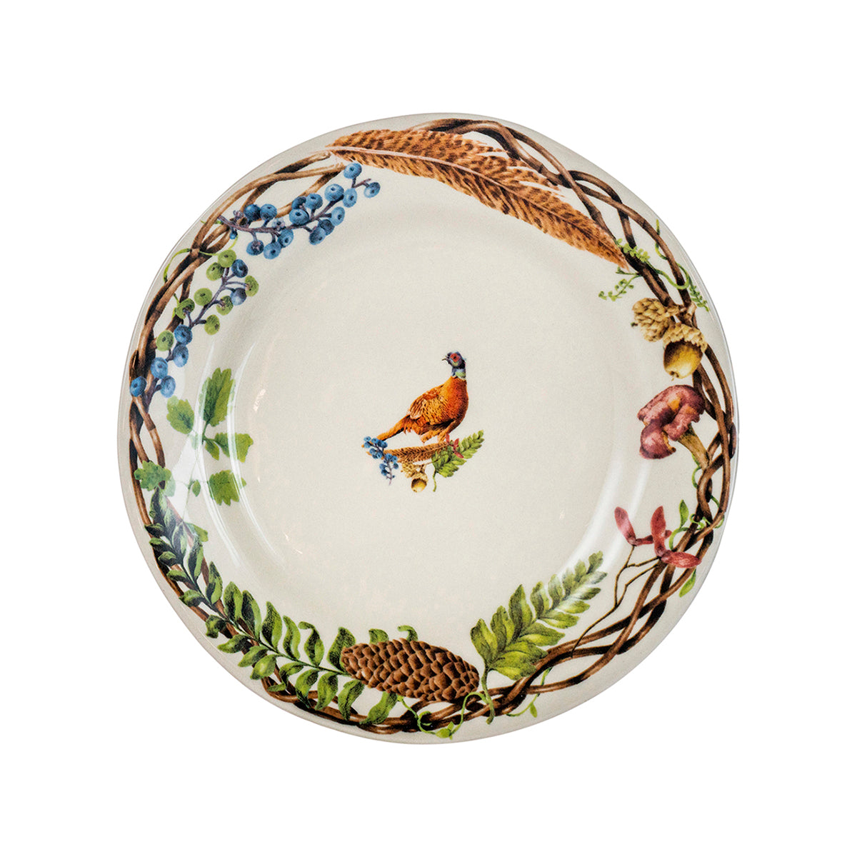 Forest Walk Dessert/Salad Plate Assorted Set/4