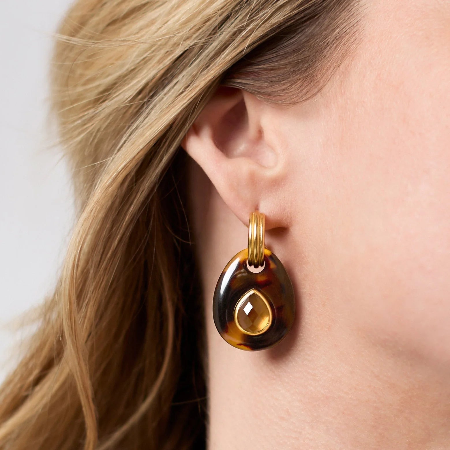 Carnaby Hoop & Charm Earring