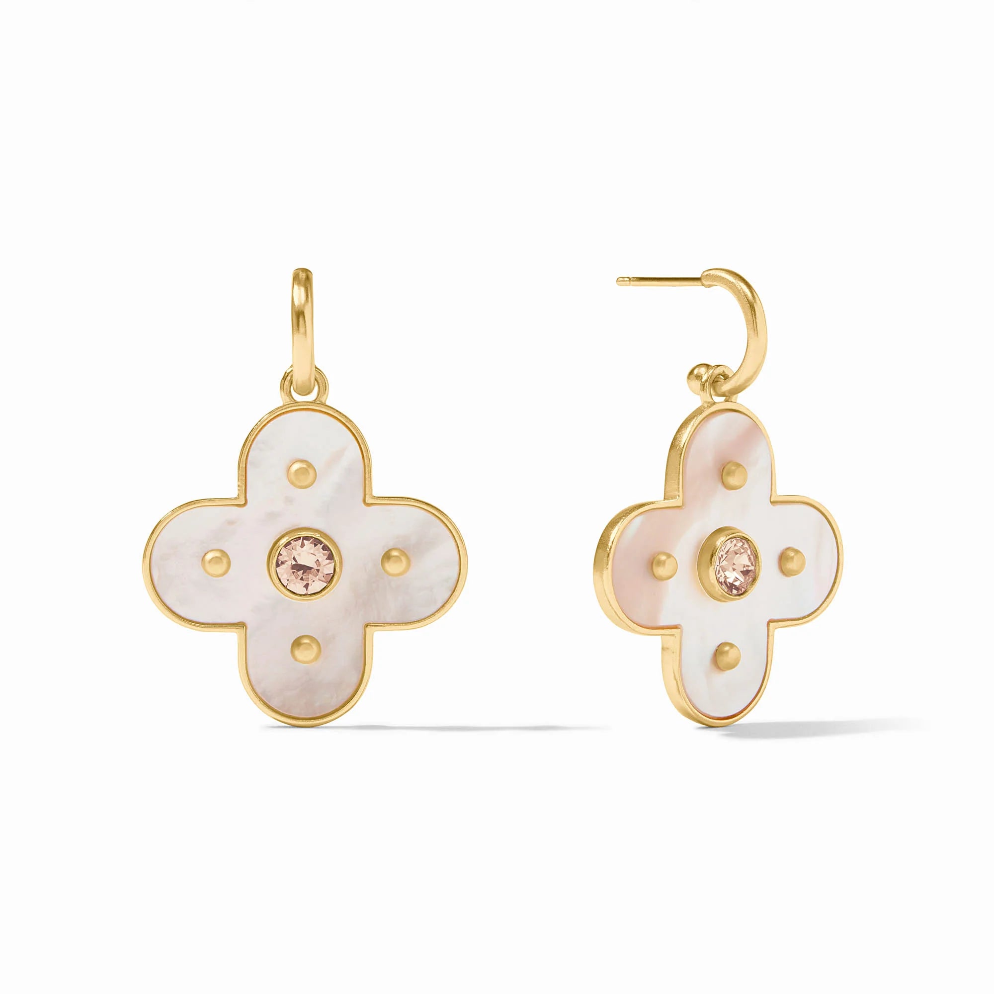 Colette Statement Hoop & Charm Earring