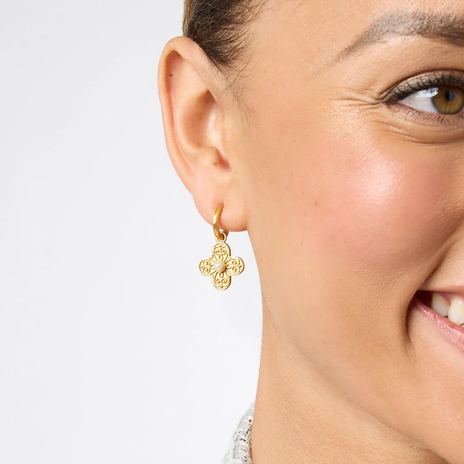 Corinth Hoop & Charm Earring