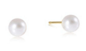 Classic Ball Stud - Pearl