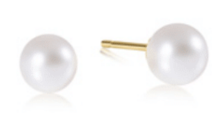 Classic Ball Stud - Pearl