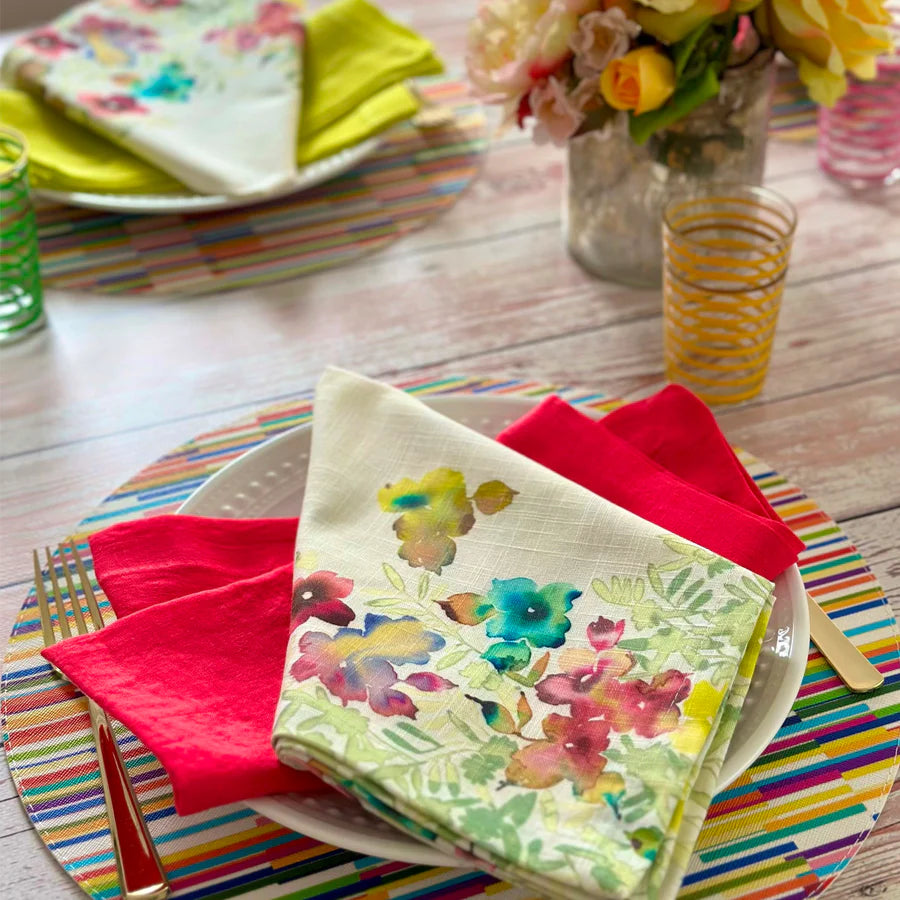 Enchanted Garden Floral Napkin
