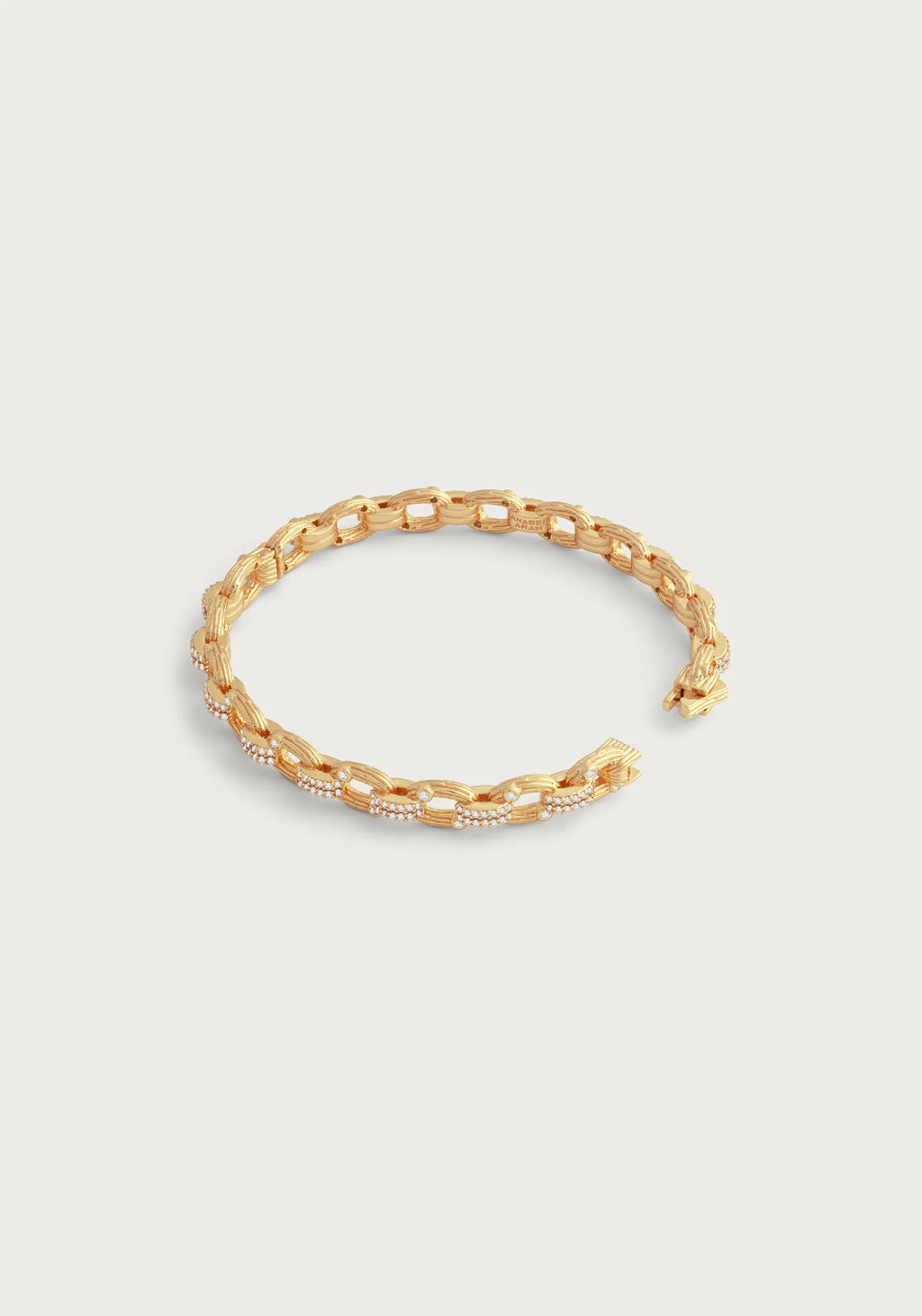 Enchanted Forest Chain Hinged Bangle