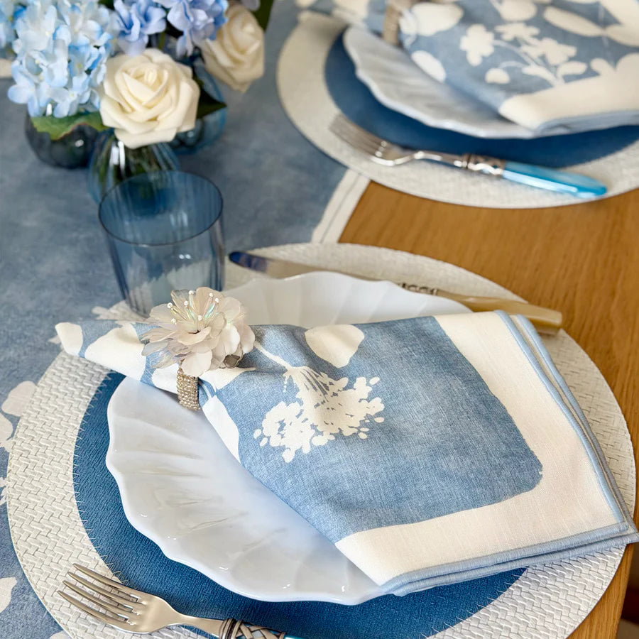Fleur de Lin Floral Napkin