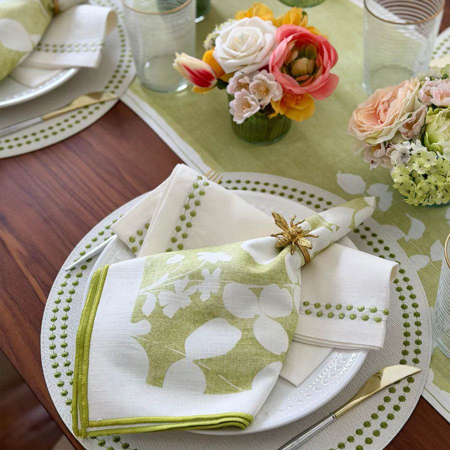 Fleur de Lin Floral Runner