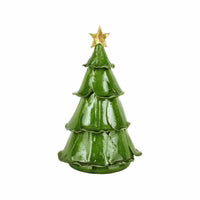 Foresta Green Medium Ruffled Tree