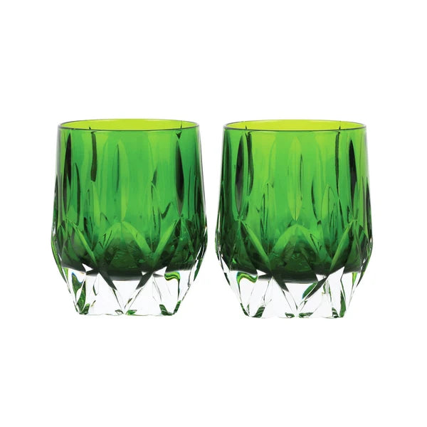Gemma Emerald Double Old Fashioned - Set of 2