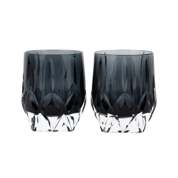 Gemma Onyx Double Old Fashioned - Set of 2