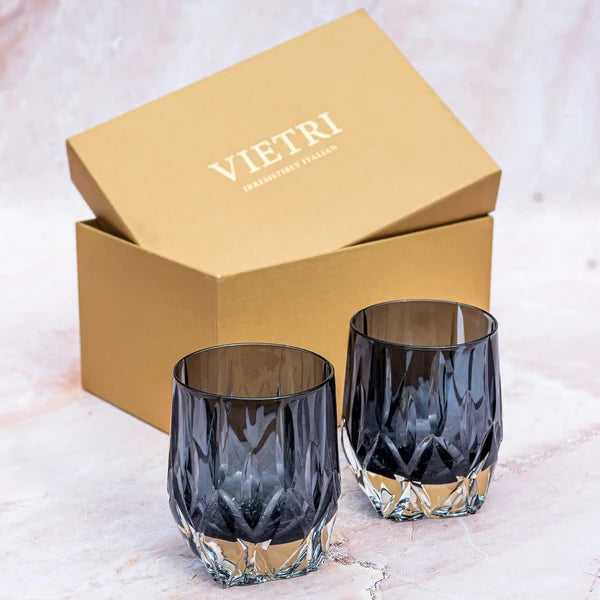 Gemma Onyx Double Old Fashioned - Set of 2