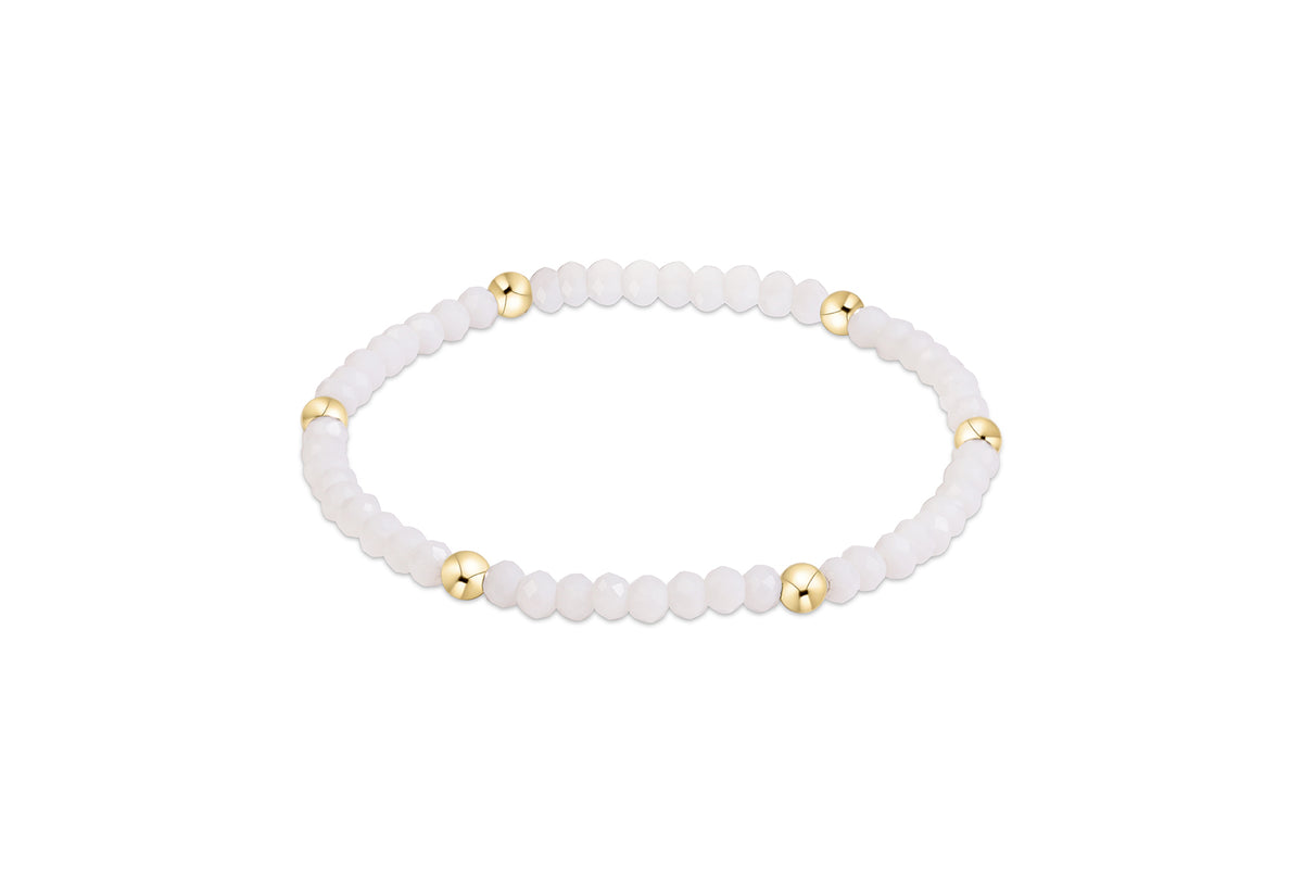 gameday flirty presence bracelet - white