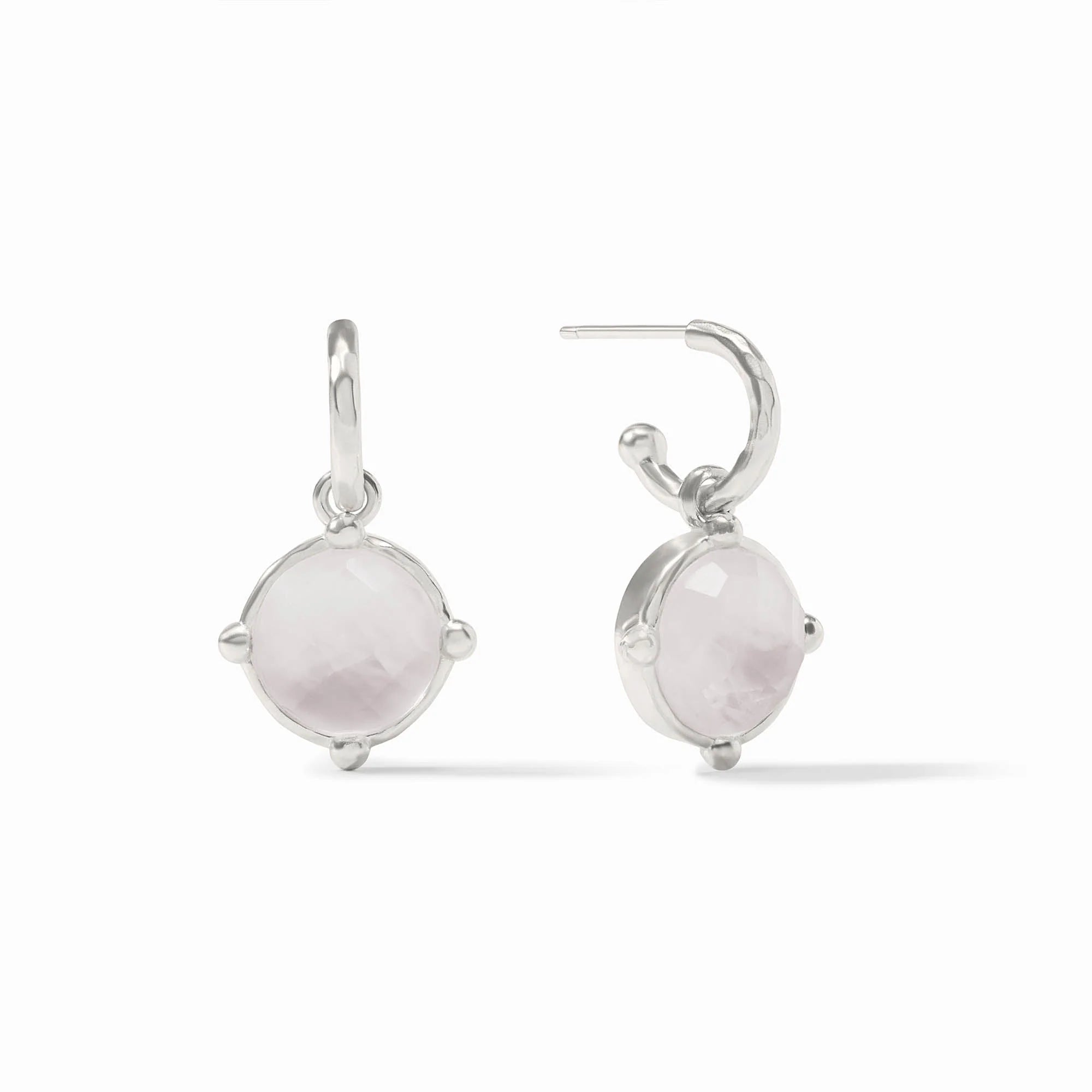 Honeybee Hoop & Charm Earring Silver