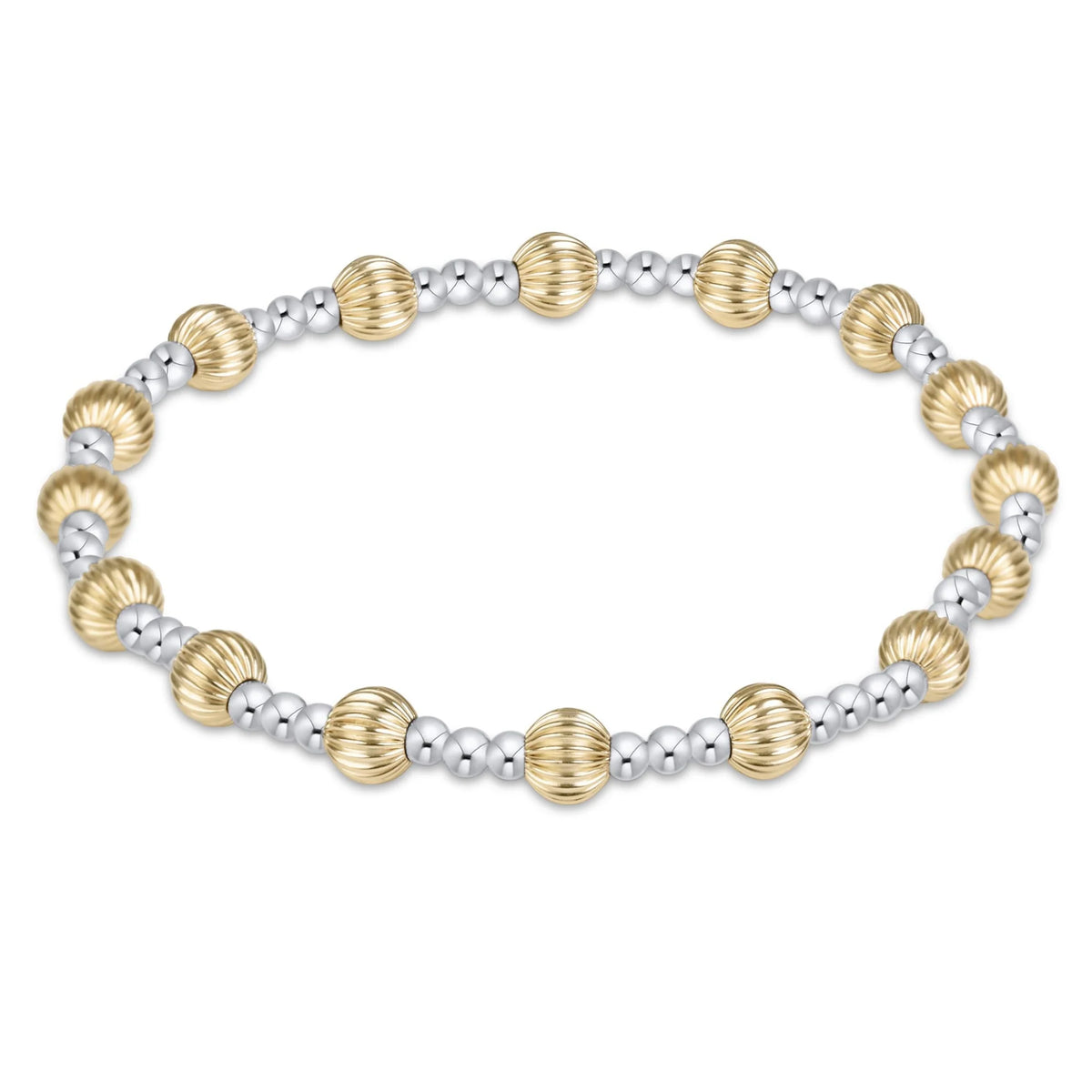 dignity sincerity mixed metal 5mm bracelet