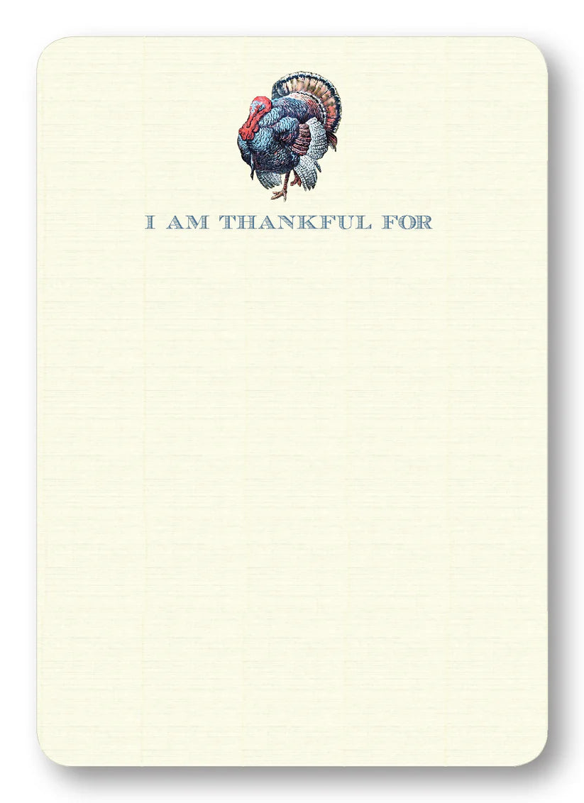 Thanksgiving Table I Am Thankful For Prayer Card