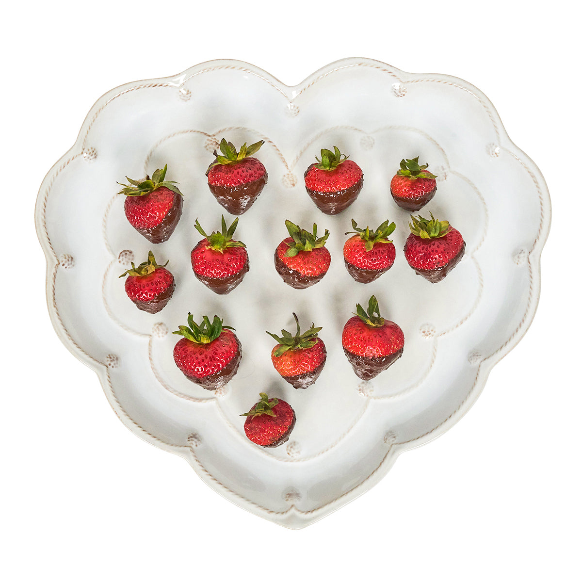 Berry & Thread Heart Platter 15in