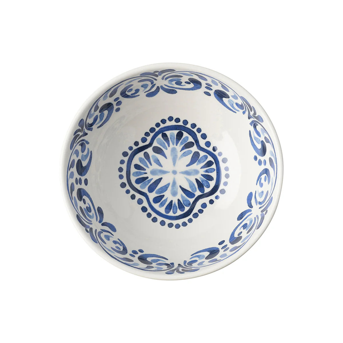Iberian Cereal/Ice Cream Bowl - Indigo