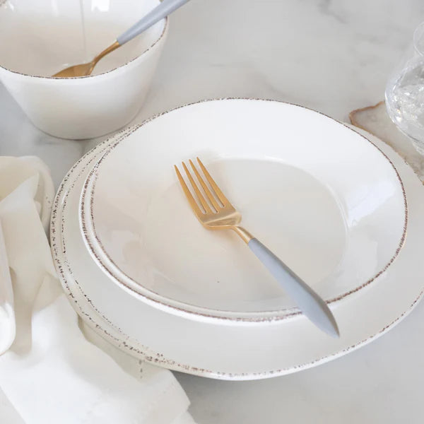 Lastra Pasta Bowl - White