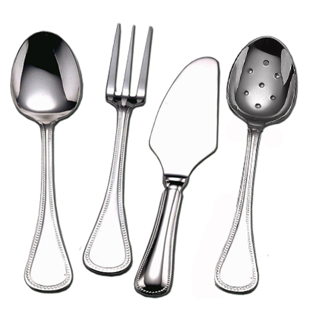 Le Perle 4 Piece Stainless Hostess Serving Set