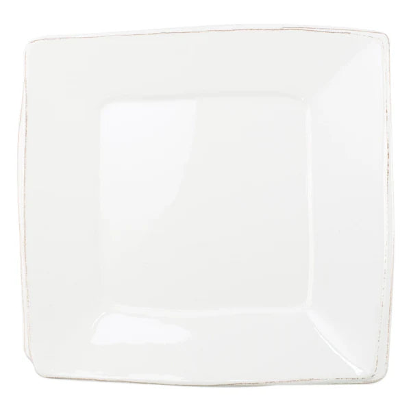 Melamine Lastra White Square Platter