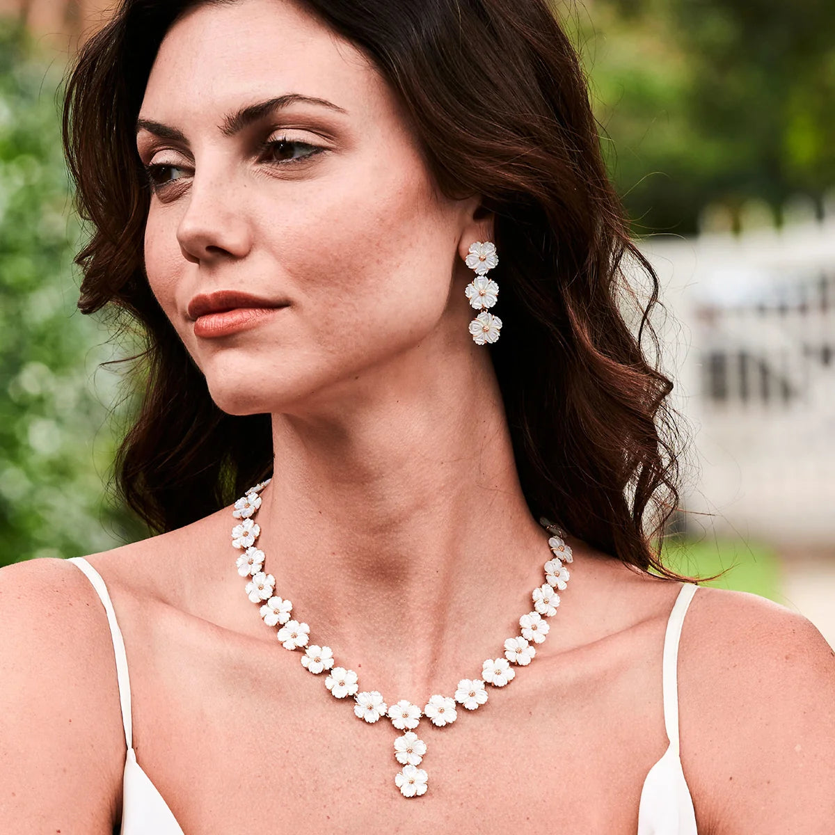 Mermaid Garden Petite Riviere Convertible Necklace, 16" - MOP