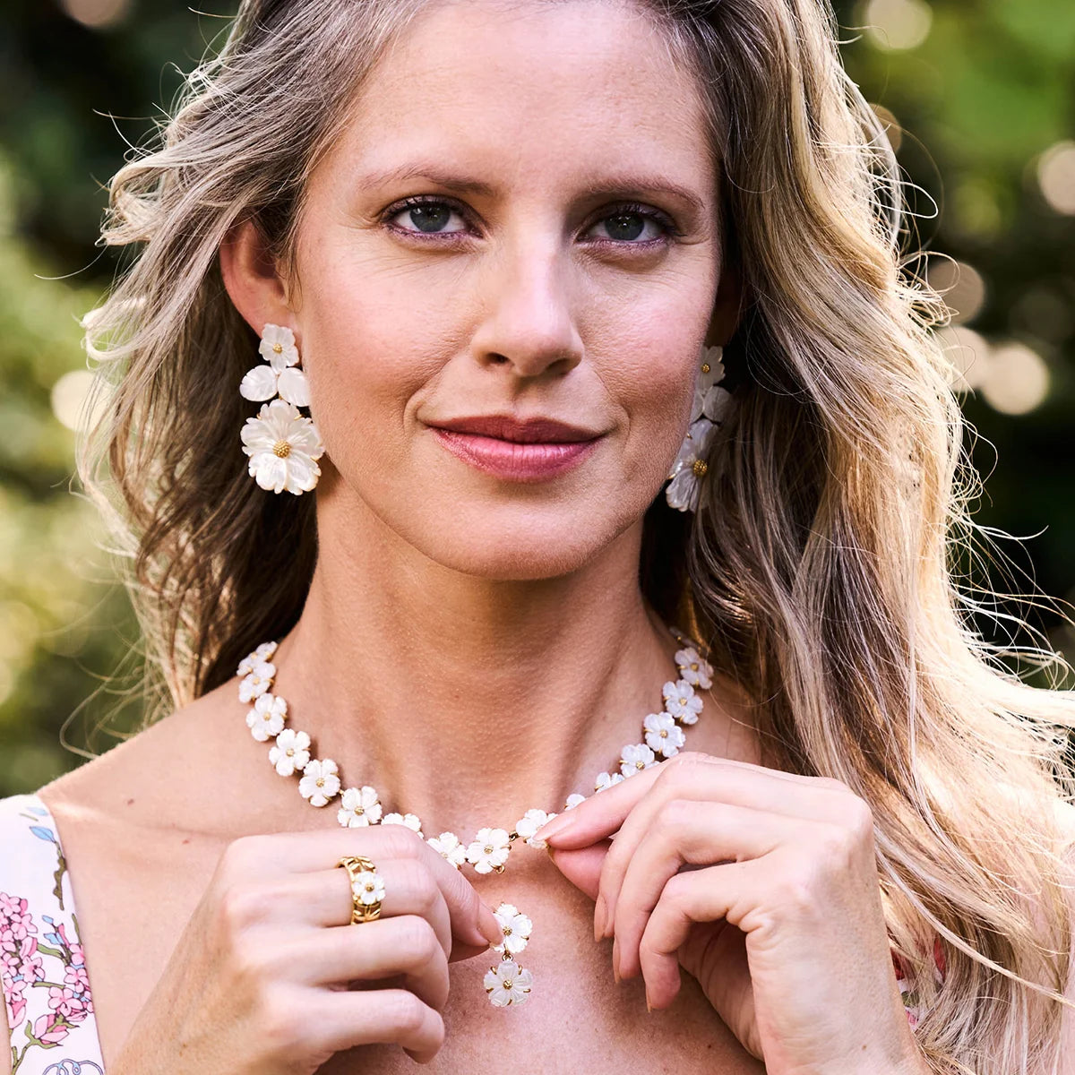 Mermaid Garden Petite Riviere Convertible Necklace, 16" - MOP