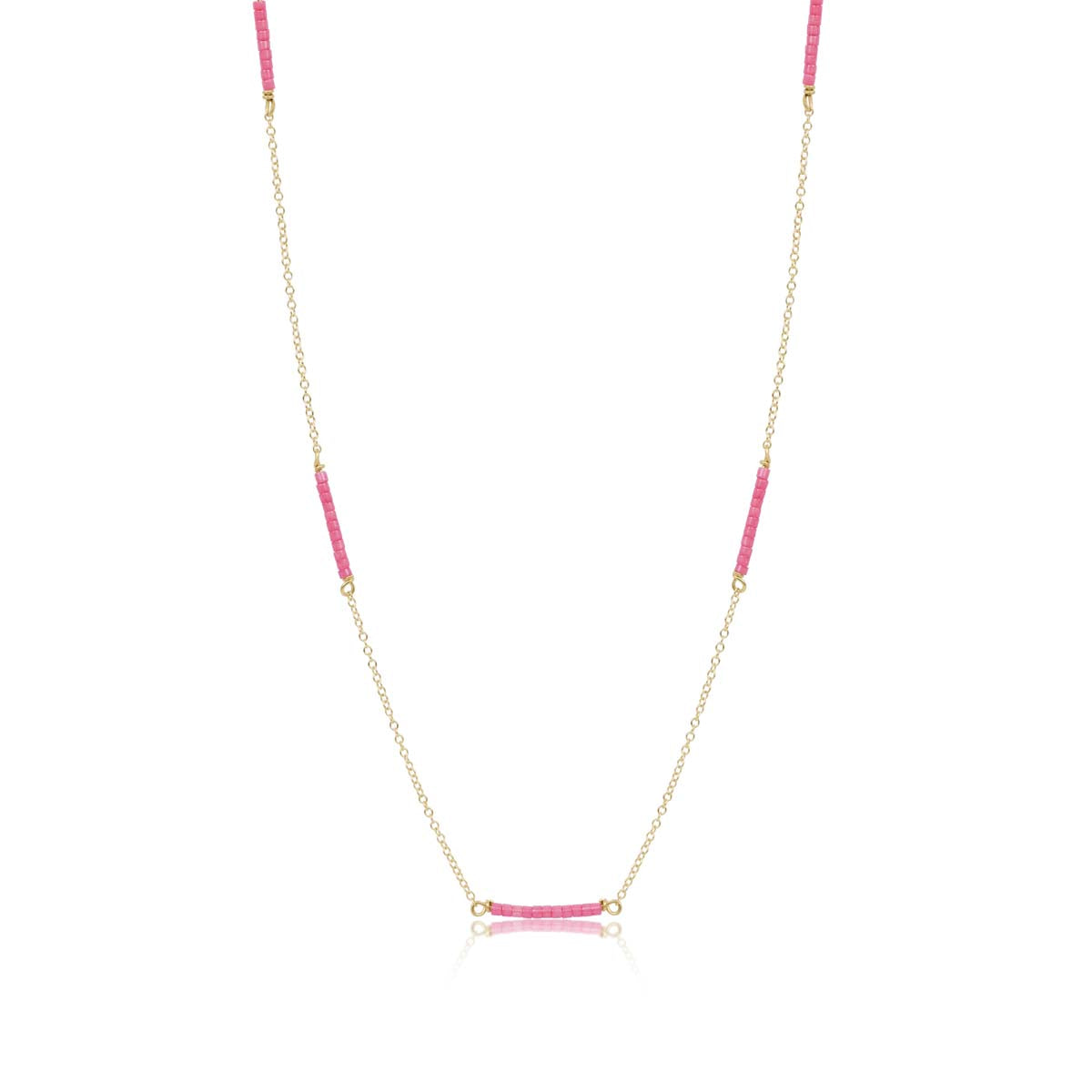 15" Choker Simplicity Chain Gold - Hope Bliss - Bubblegum