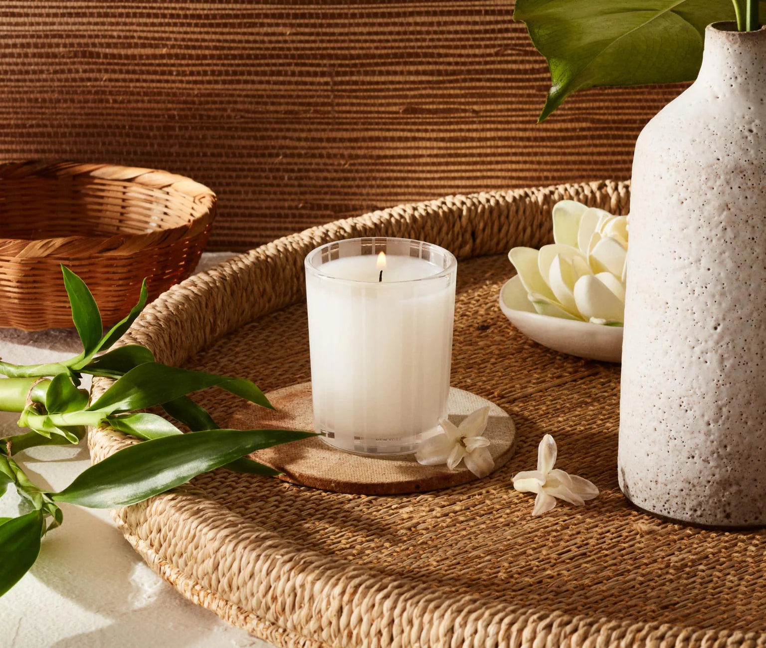 Bamboo Votive Candle