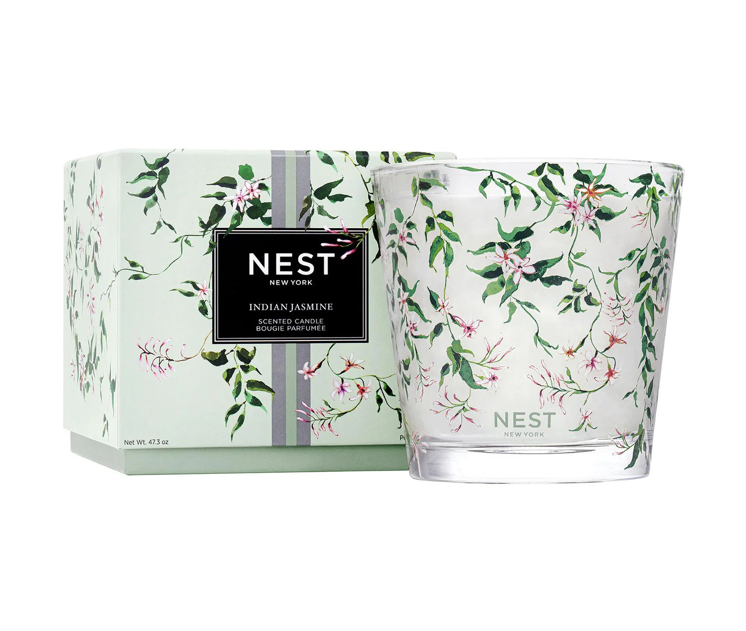 Indian Jasmine Decorative Luxury Candle