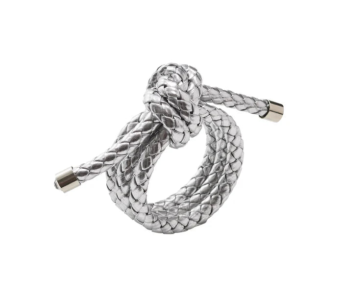 Rope Knot Napkin Rings in Metallic Tones