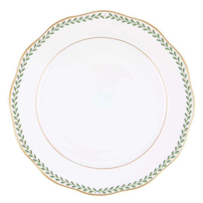 Green Laurel Charger Plate