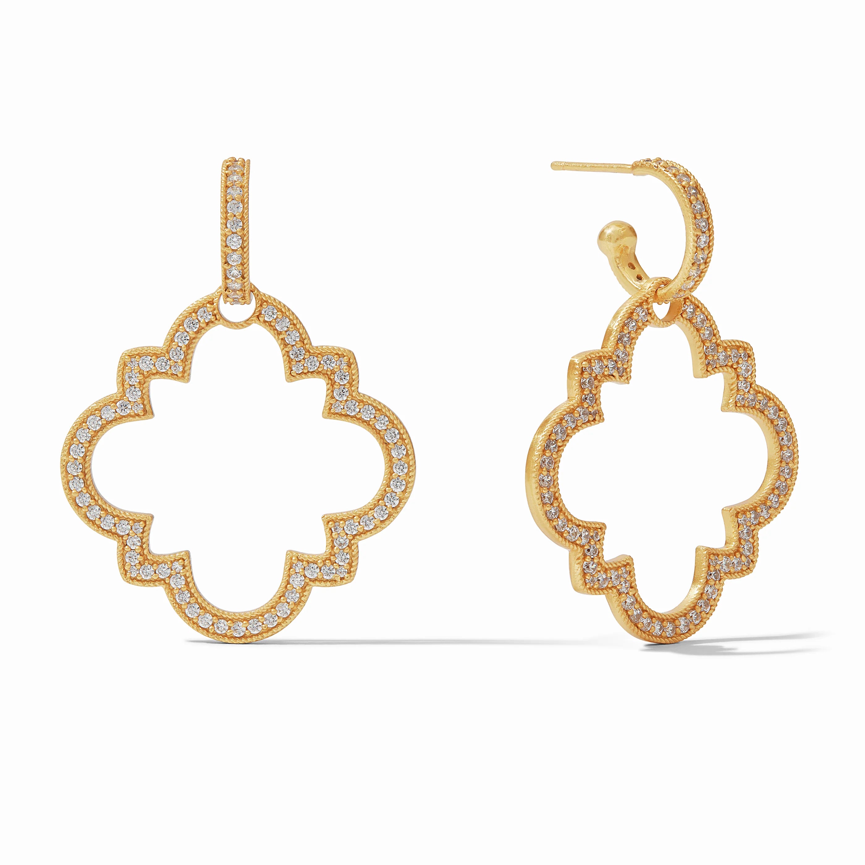 Odette Statement Hoop & Charm Earring